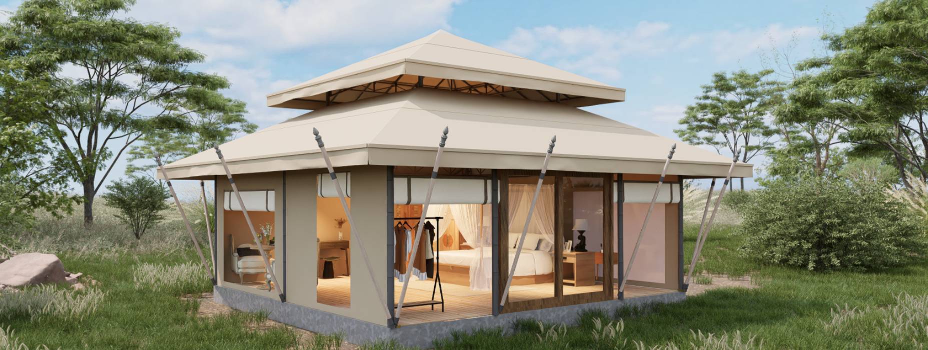 南岳区户外野奢帐篷